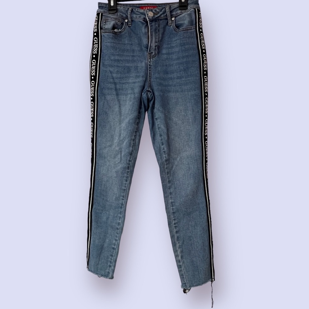 GUESS Denim Jeans w/ Side patterns
